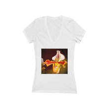 Load image into Gallery viewer, Orchid 1 - Women&#39;s Jersey Short Sleeve V-Neck Tee
