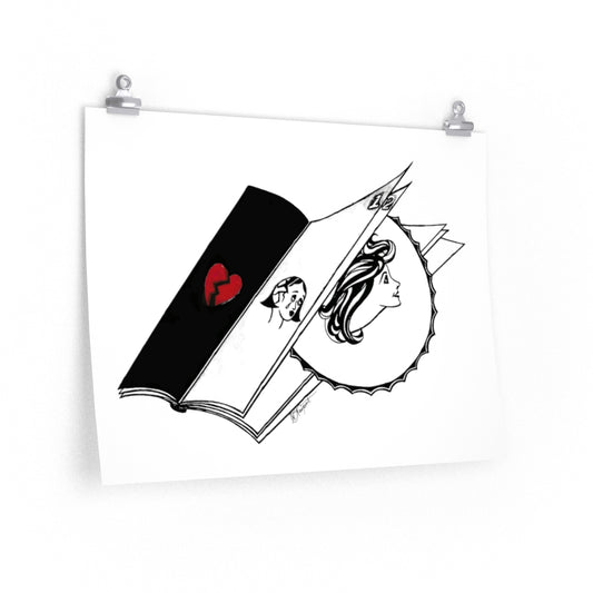"Journey From a Broken Heart" Premium Matte poster