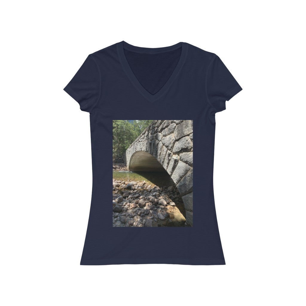 Stone Bridge - Women's Jersey Short Sleeve V-Neck Tee